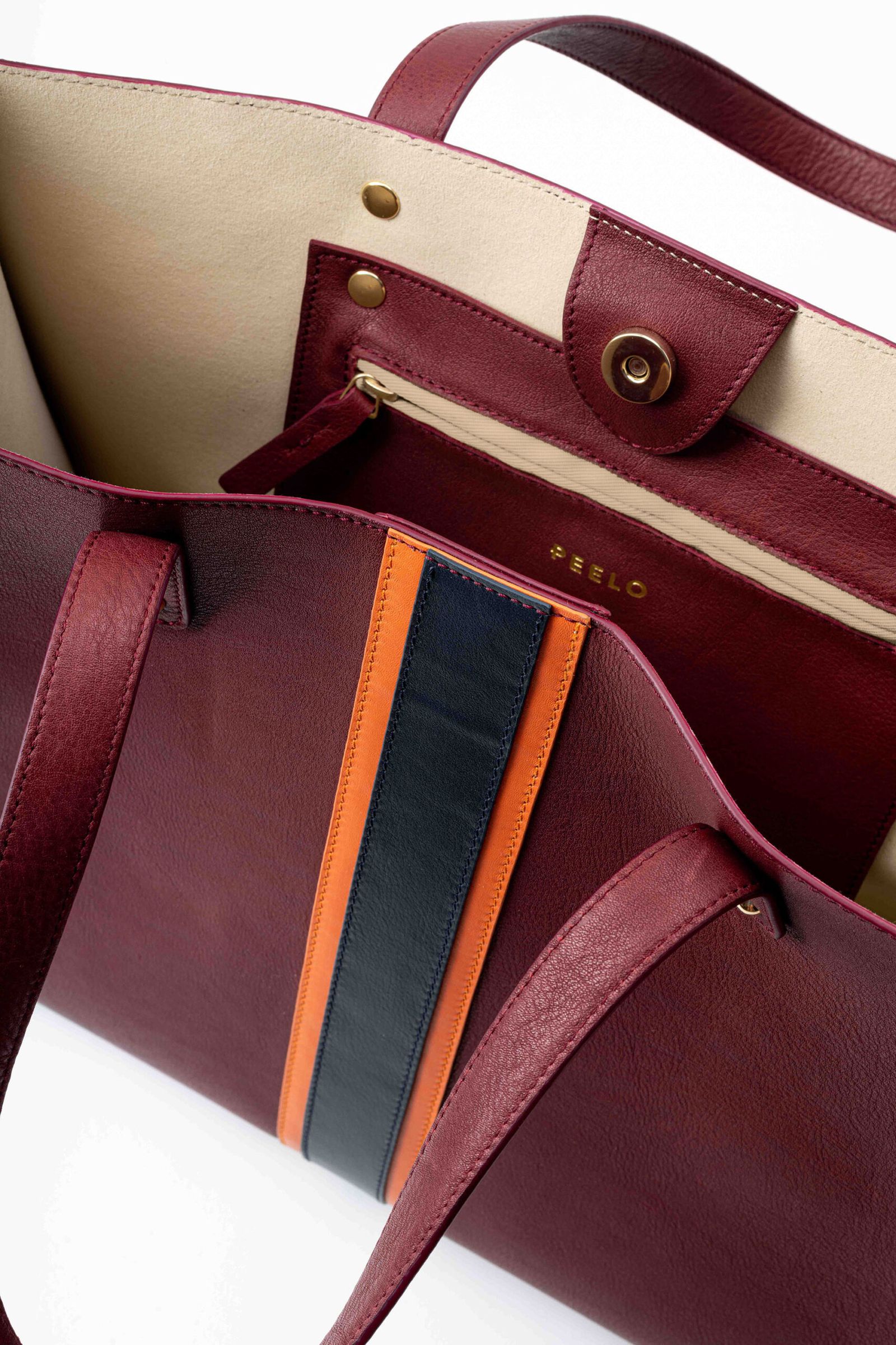 Rectangle Burgundy Leather Tote Laptop Handbag Burgundy - Etsy Australia