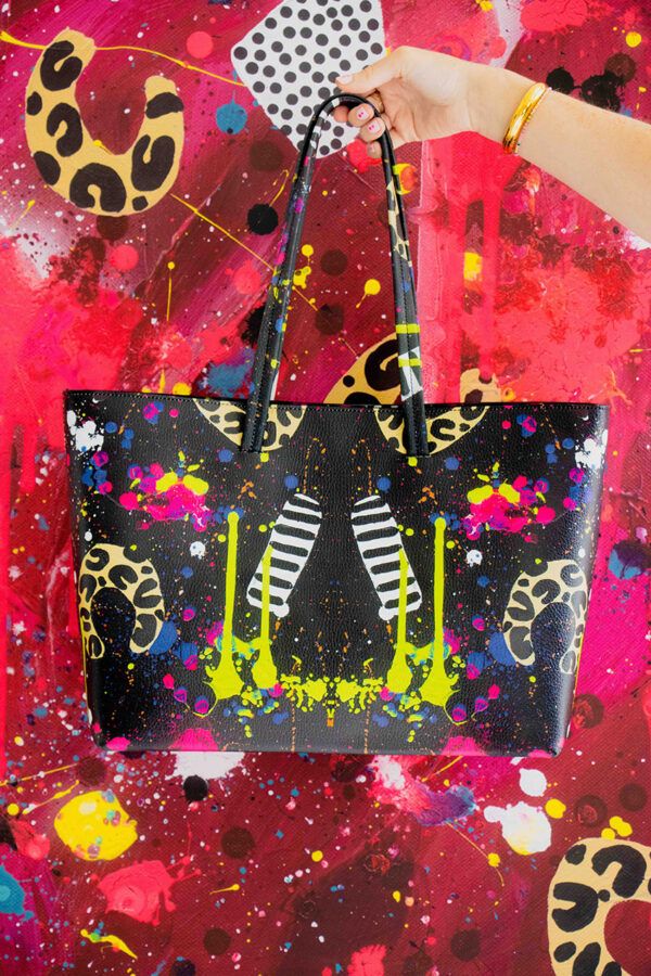 Wearable Art - Large Tote Black