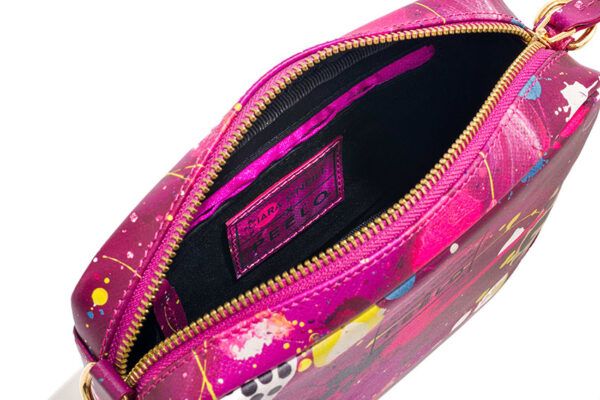 Wearable Art - Crossbody Bag - Magenta - Image 2