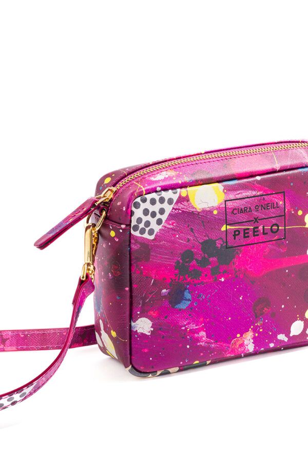 Wearable Art - Crossbody Bag - Magenta - Image 3